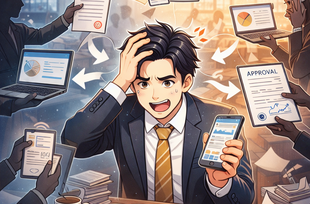 社長に仕事が集中する会社の構造