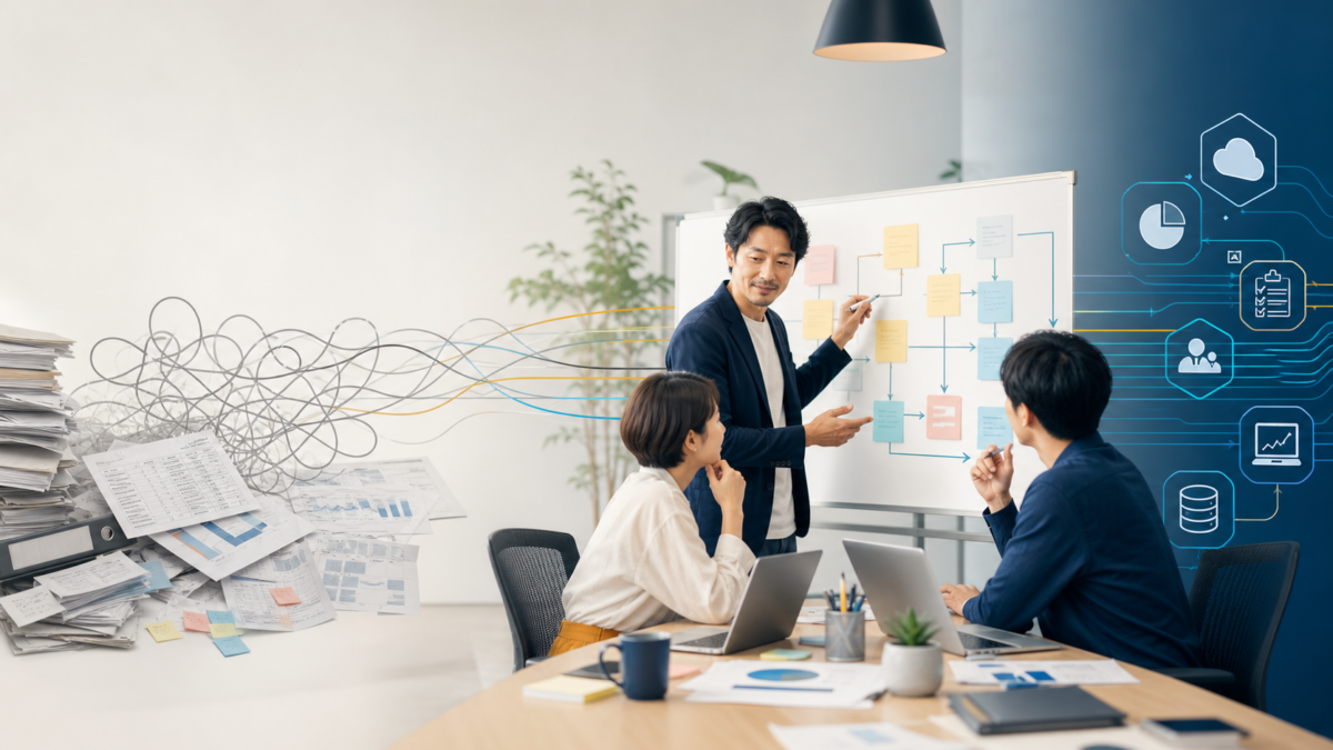 中小企業DXは「ツール選び」から始めない。最初に整理したい3つのこと