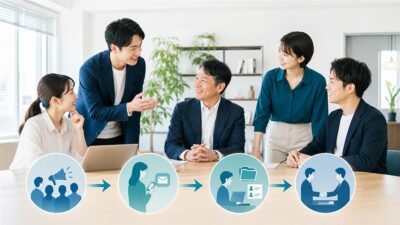 集客後の業務を止めないマーケティングコンサルとIT支援の連携