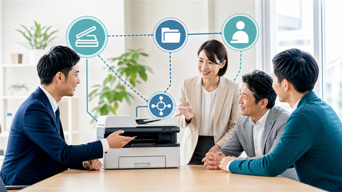 複合機販売会社が顧客のIT課題まで抱え込まない連携方法