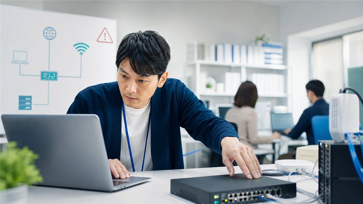 Wi-Fiはつながるのにインターネットが使えない会社での切り分け方